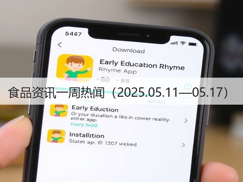 食品资讯一周热闻（2025.05.11—05.17）