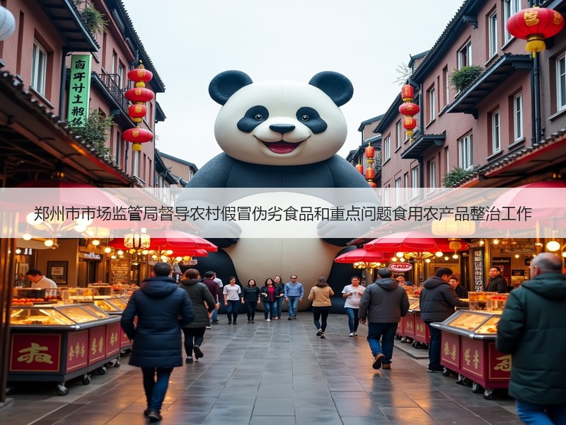 郑州市市场监管局督导农村假冒伪劣食品和重点问题食用农产品整治工作