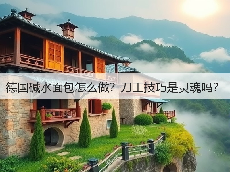德国碱水面包怎么做？刀工技巧是灵魂吗？