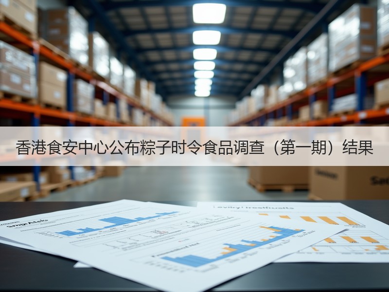 香港食安中心公布粽子时令食品调查（第一期）结果