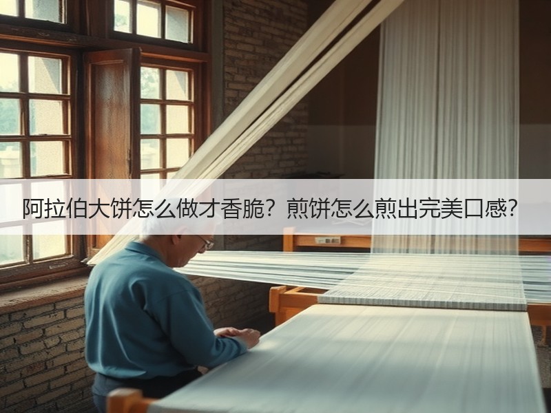 阿拉伯大饼怎么做才香脆？煎饼怎么煎出完美口感？