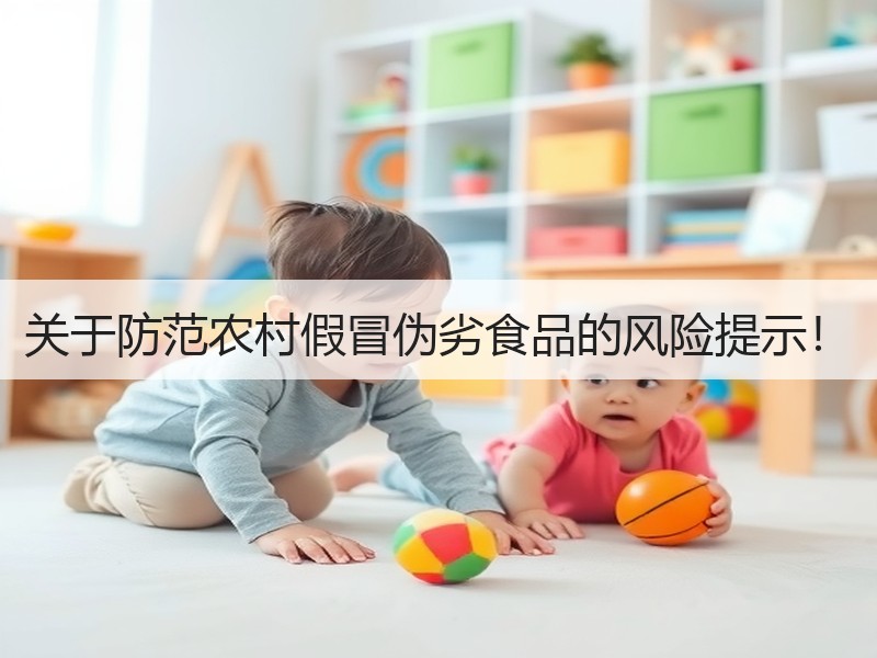 关于防范农村假冒伪劣食品的风险提示！
