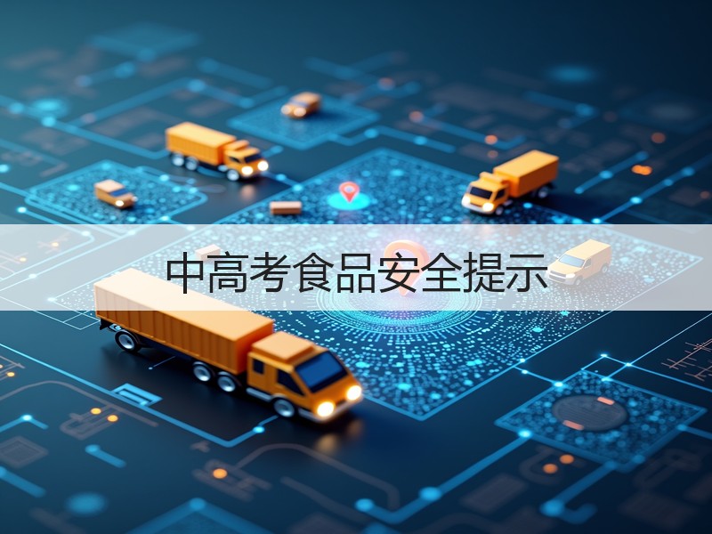 中高考食品安全提示