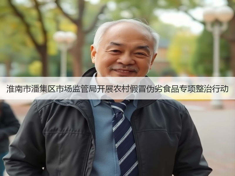 淮南市潘集区市场监管局开展农村假冒伪劣食品专项整治行动