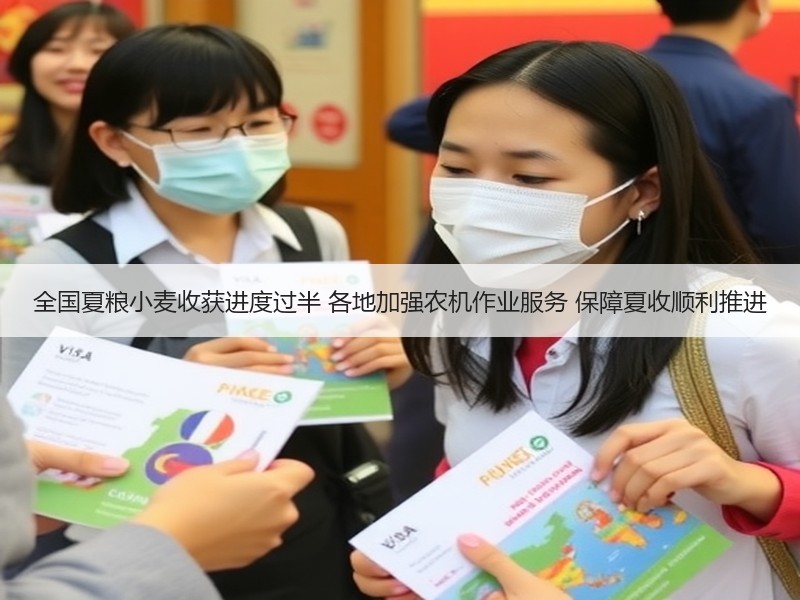 全国夏粮小麦收获进度过半 各地加强农机作业服务 保障夏收顺利推进