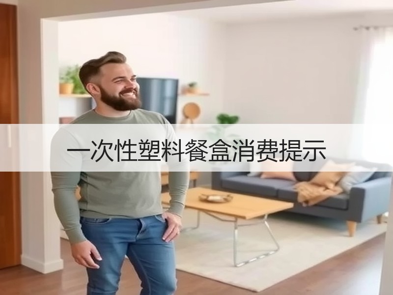 一次性塑料餐盒消费提示