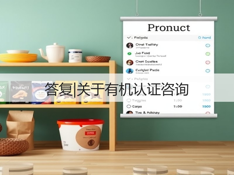 答复|关于有机认证咨询