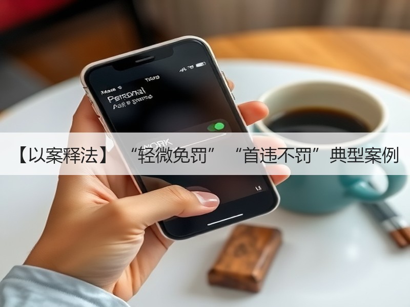 【以案释法】 “轻微免罚”“首违不罚”典型案例
