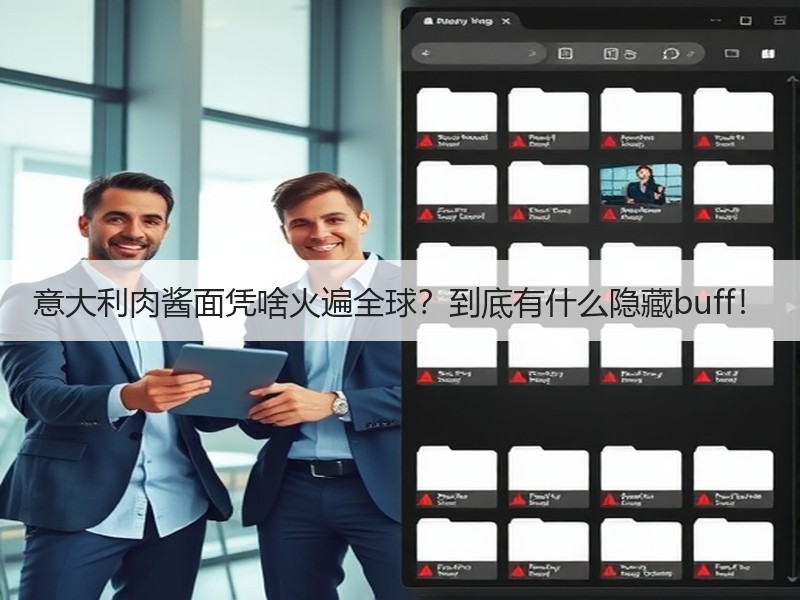 意大利肉酱面凭啥火遍全球？到底有什么隐藏buff！