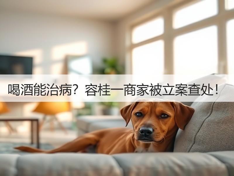 喝酒能治病？容桂一商家被立案查处！